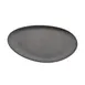 GET RIV221 Triangular Plate, 6-1/8" x 6-1/8", Two-Tone Stone Grey & Black, BPA-Free Melamine 1 image