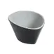 GET RIV300 Cheforward Revive Bowl – 10.15 Oz, 4-1/4" x 4-1/4" H, Triangular, Black, Melamine 1 image