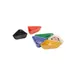 GET RM-202-BK Ramekin, 3 Oz., Triangle Shape, Melamine, Black, NSF - 1 Dozen 1 image