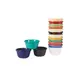 GET RM-400-RO Diamond Mardi Gras™ Ramekin, 4 Oz., 3-1/4" Dia. x 1-3/4"H, Melamine, Rio Orange, NSF - 1 Dozen 1 image