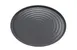 GET RO-1612-GRS/BKM Roca Glazed Platter, 16" x 12" Oval, Gloss/Black Matte Break-Resistant Melamine 1 image