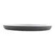 GET RP-2-9-WM/GRM Roca Dinner Plate, 9" Round, White/Gray Matte, Stackable Melamine, Dozen 1 image