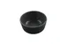 GET RR-3-GRS/BKM Roca Glazed Dish, 3 Oz., Black Matte, Round, Melamine, Break-Resistant - Dozen 1 image