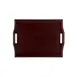 GET RST-1815-1-M Room Service Tray – 19" x 14-1/4", Plastic Wood Look, Mahogany, Dishwasher 1 image