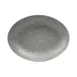 GET RT107OV-GS Elite Global Plate, 32 Oz., 10" x 7" x 2" Oval Deep Melamine Gray 1 image