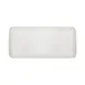 GET RT146RC-OW Plate, 14-1/2" x 6-1/2" Rectangular Melamine Off White, Stain & Scratch Resistant 1 image