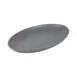 GET RT1510OV-GS Oval Melamine Platter, 15-1/4"W x 10-3/4"D x 3-1/2"H, Gray, Granite Stone 1 image