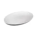 GET RT1612OV-OW Oval Platter, 16 3/8"W x 12 3/4"D x 3 1/2"H, Melamine, Off White 1 image