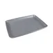 GET RT16RC-GS Elite Global Solutions Platter, 16.5"W x 12.75"D x 4"H, Rectangular, Melamine, Gray 1 image