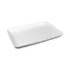 GET RT16RC-OW Elite Platter, 16.5"W x 12.75"D x 4"H, Rectangular, Melamine, Off White 1 image