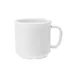 GET S-12-W Diamond White Mug, 12 Oz, 3-1/2" Dia x 3-1/4" H, SAN, White, Stackable - Dozen 1 image