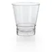 GET S-9-CL Revo Rocks Glass, 9 Oz., 3-1/3" Dia x 3-2/3" H, Clear, SAN, BPA Free, Stackable - Dozen 1 image