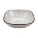 GET SB-14-RM Square Bowl, 14 Oz, 6" x 6" x 1.5" Melamine, Beige Cream, Brown Speckles & Rim - Dozen 1 image