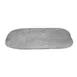 GET SB-2110-MNS Moonstone Appetizer Dish, 21-1/4" x 10-1/2" x 3/4"H, Rectangular Melamine, Black 1 image