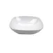GET SB-80-UM 2.5‑Qt Square Melamine Bowl, 10”×10”×2‑1/2”, Cream, BPA‑Free, Dishwasher Safe 1 image