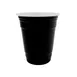 GET SC-16-BK Tumbler – 16 oz, 4.13” Dia × 4.95” H, Ribbed Black Polypropylene, 1 Dozen 1 image