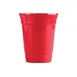 GET SC-16-R Tumbler – 16oz, 4.13” Dia × 4.95” H, Red Polypropylene, Smooth – 1 Dozen 1 image