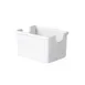 GET SC-66-W Sugar Caddy, 3-1/2" x 2-1/2" x 2" Rectangular, BPA Free, White Plastic - Dozen 1 image
