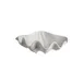 GET SC002MW Bugambilia Ceviche 10.1 Oz Bowl 8-1/2"L x 5-1/2"W 3-1/2" Deep Aluminum Marble White 1 image