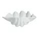 GET SC003-MOD Bugambilia Ceviche Shell Bowl, 13.5 Oz, 10" White Aluminum With Smooth Resin 1 image