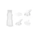 GET SDB-16-PC-6-CL - 30 16 oz Clear Salad Dressing/Juice Bottles, Storage & Pour Lids- 30/Set 1 image