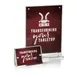 GET SGN-38 Urban Renewal Sign Holder, 3-1/2" x 2-1/4", Magnetic, Clear Acrylic 1 image