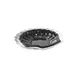 GET SH-8-BK Shell Plate, 8" Round Scalloped Melamine, Black, Break‑Resist, Dishwasher Safe - Dozen 1 image