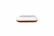 GET SH.BL-1702WHT Stone Heart White Terracotta Tray 8.27"W x 8.27"D x 7.48"H 1 image