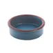 GET SH0108B Stone Heart Cazuela/Casserole, 2.7 oz, 3‑7/50" Dia. x 49/50" H, Terra‑Cotta Blue 1 image