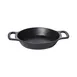 GET SKRO-14-ABK Heiss™ Server, 14 Oz., 6.03" Dia. x 1.09" H, Round, Black Cast Aluminum with Handles 1 image