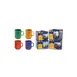 GET SP-TM-1308-MIX 8 Oz Mug, 3-1/4" Dia x 3-3/4" H, TRITAN, Color Yellow/Orange/Blue/Green - 1 Dozen 1 image