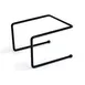 GET SS1210P-RC Elite Global Pizza Stand, 7-1/2"L x 7"W x 5-1/2"H, Medium, Rubber-Coated Steel, Black 1 image