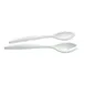 GET SS24-MOD Bugambilia Miami Salad Fork & Spoon Server Set, 13-1/2" Aluminum, 1 Oz. Smooth - Set 1 image