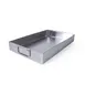 GET SS9152 Elite Global Solutions Rectangular Tray, 15" x 9" x 2" Stainless Steel, Side Handles 1 image