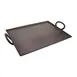 GET SSTPD-1612-ANT Tray, 12" x 16" x 3/8", Rectangular Stainless, Silvers Hammered Finish, 2 Handles 1 image