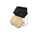 GET ST-1511-RACK Clipper Mill Designer Polyweave Basket Rack for 2 WB-1510 Baskets, Metal, Black 1 image