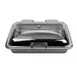 GET ST11602114 8 Qt 22½"x16½"x8" Steel Insert With Glass Lid, Induction, Fits ST11602112 - Set 1 image