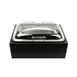 GET ST11602114K Strata Chafing Dish Kit, 8‑Qt Rectangular Stainless, Hinged Cover, Cases Included 1 image