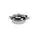 GET ST11602118 Strata Clamshell Insert 4 Qt 17" x 7-1/2" Steel Glass Lid, 2-1/2" Pan, Induction - Set 1 image