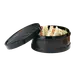 GET STM-60-BK Dim Sum Steamer, 6" Dia. x 3" H, Black Polypropylene, Break-Resistant - 1 Dozen 1 image