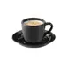 GET SU-4-BK Black Elegance Saucer, 4-1/2" Dia., Melamine, Black, Break-Resistant, 1 Dozen 1 image