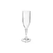 GET SW-1401-1-SAN-CL Champagne Flute, 6 oz Clear SAN Plastic, 2-3/4" Dia × 8-1/4" H – 1 Dozen 1 image