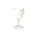 GET SW-1406-1-SAN-CL Clear Wine Glass, 6 Oz. (7.5 Oz. Rim Full), 3" Dia. X 5-1/2"H, SAN, 1 Dozen 1 image