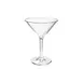 GET SW-1407-1-SAN-CL Martini Glass, 10 Oz, Clear, SAN, 4-5/8" Dia. x 7-1/2"H - 1 Dozen 1 image