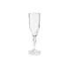 GET SW-1420-1-SAN-CL Fluted Champagne Glass, 6 Oz, Clear, SAN, 2-3/4" Dia. x 8-1/4"H - 1 Dozen 1 image