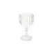 GET SW-1421-1-SAN-CL Fluted Wine Glass, 6 Oz. (8 Oz. Rim Full), 3" Dia. X 5-3/4"H, SAN, Clear, 1 Dozen 1 image