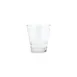 GET SW-1712-CL Rocks Tumbler, 12 Oz., Clear Ribbed, 3-5/8"x4" H, SAN Plastic, BPA Free - Dozen 1 image