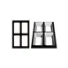 GET T0A20T Bugambilia Tile, 20-13/16" x 12-3/4" Aluminum, Terracotta, Openings for Compatible Tiles 1 image