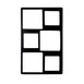 GET T0A3-MOD Bugambilia Single Tile, 20-13/16" x 12-3/4" Aluminum, Openings for IS012/013/014 1 image