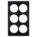 GET T0B18-MOD Bugambilia® Tile, 21-11/16" x 13-1/4" Aluminum Resin Coated, Six Openings for IR012 1 image